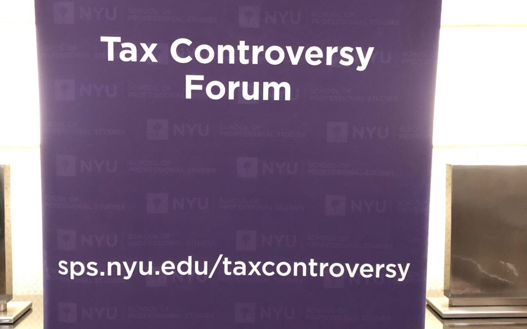Holtz, Slavett & Drabkin Sponsors 14th Annual NYU Tax Controversy Forum in New York