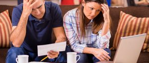 Couple stressed about taxes